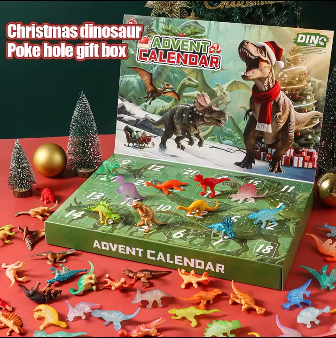 Calendrier de l'avent Dinosaures